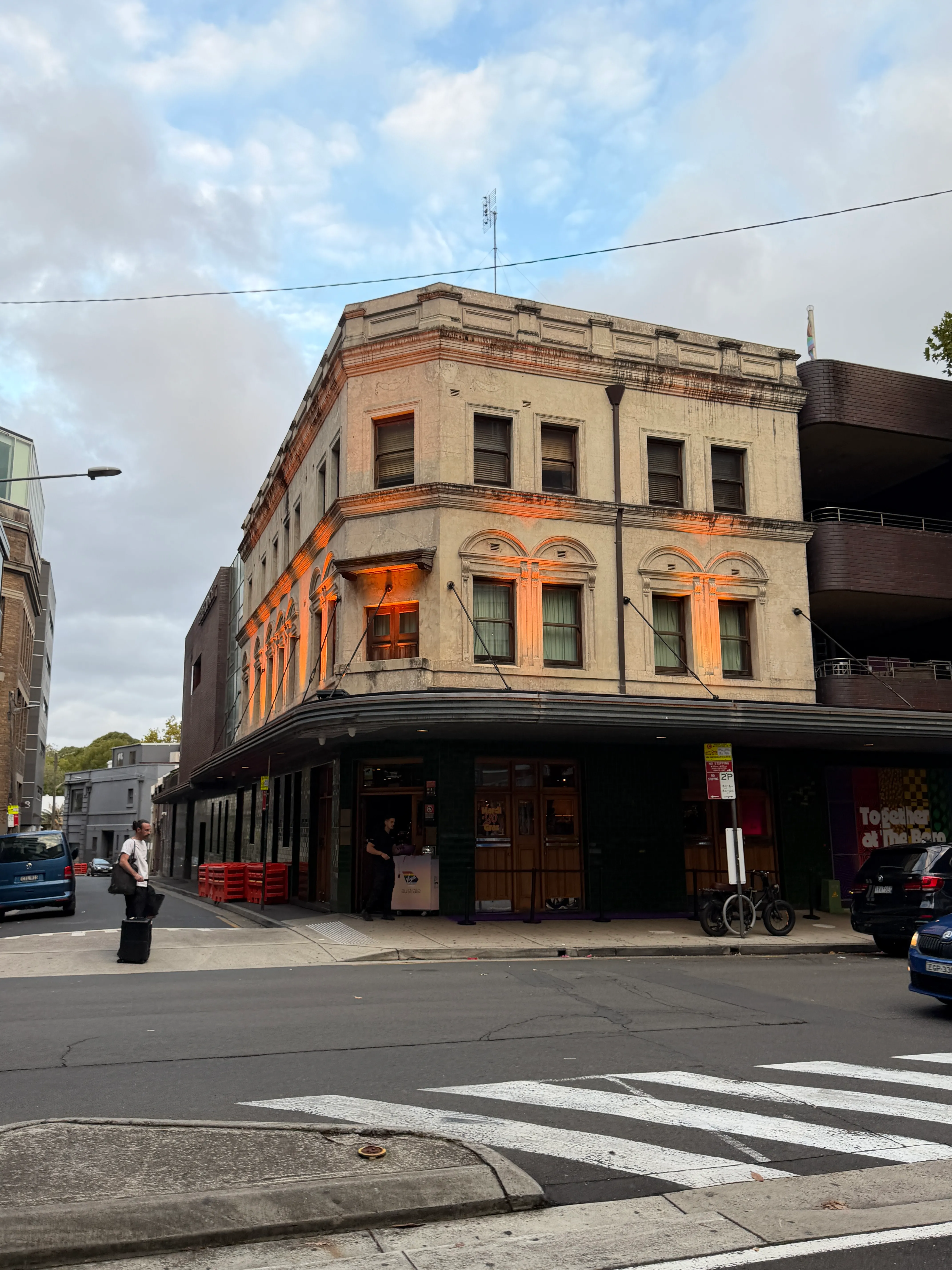 Heading to The Clock for the other bday kids