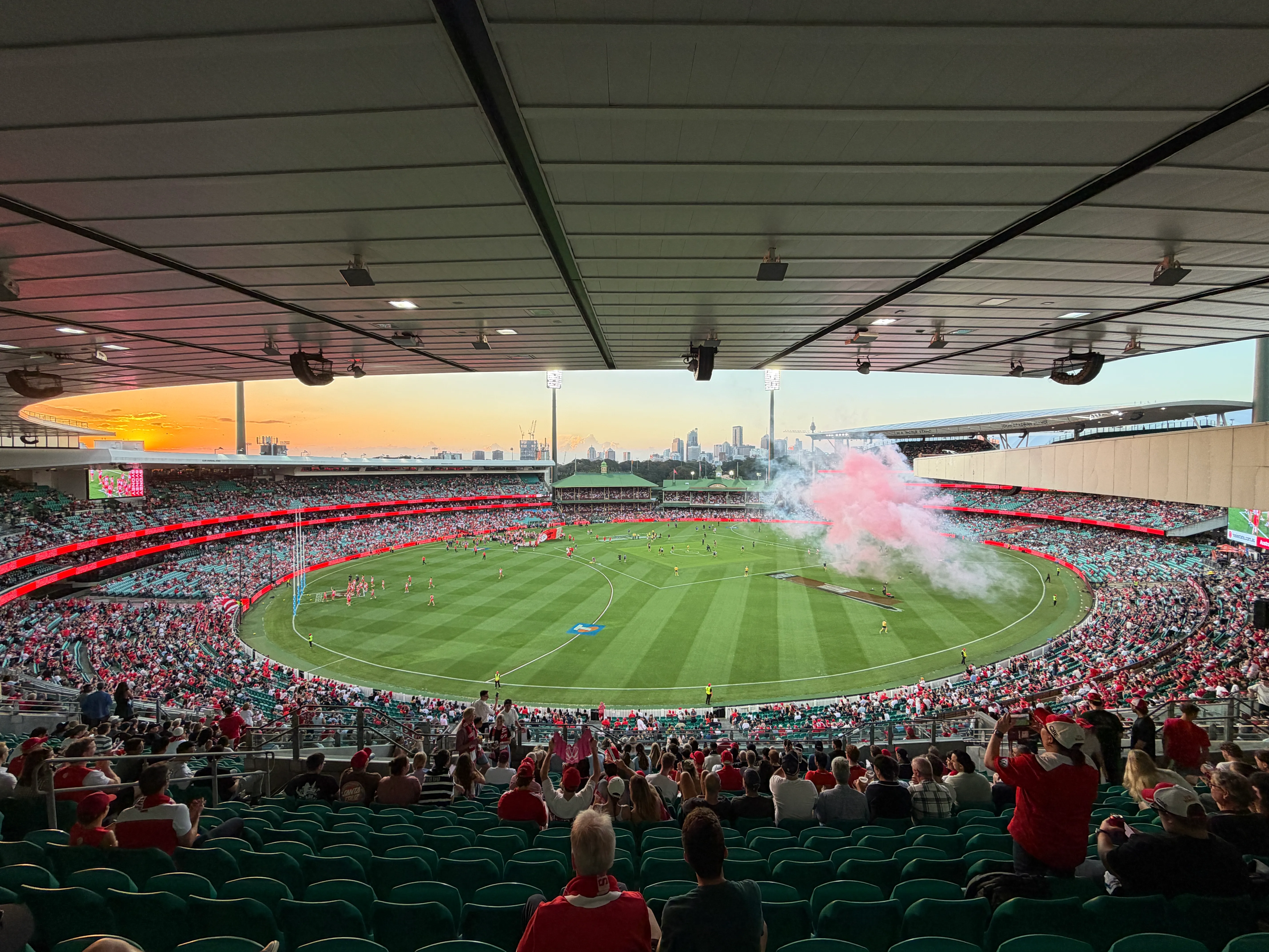 Really cool stadium: 10/10