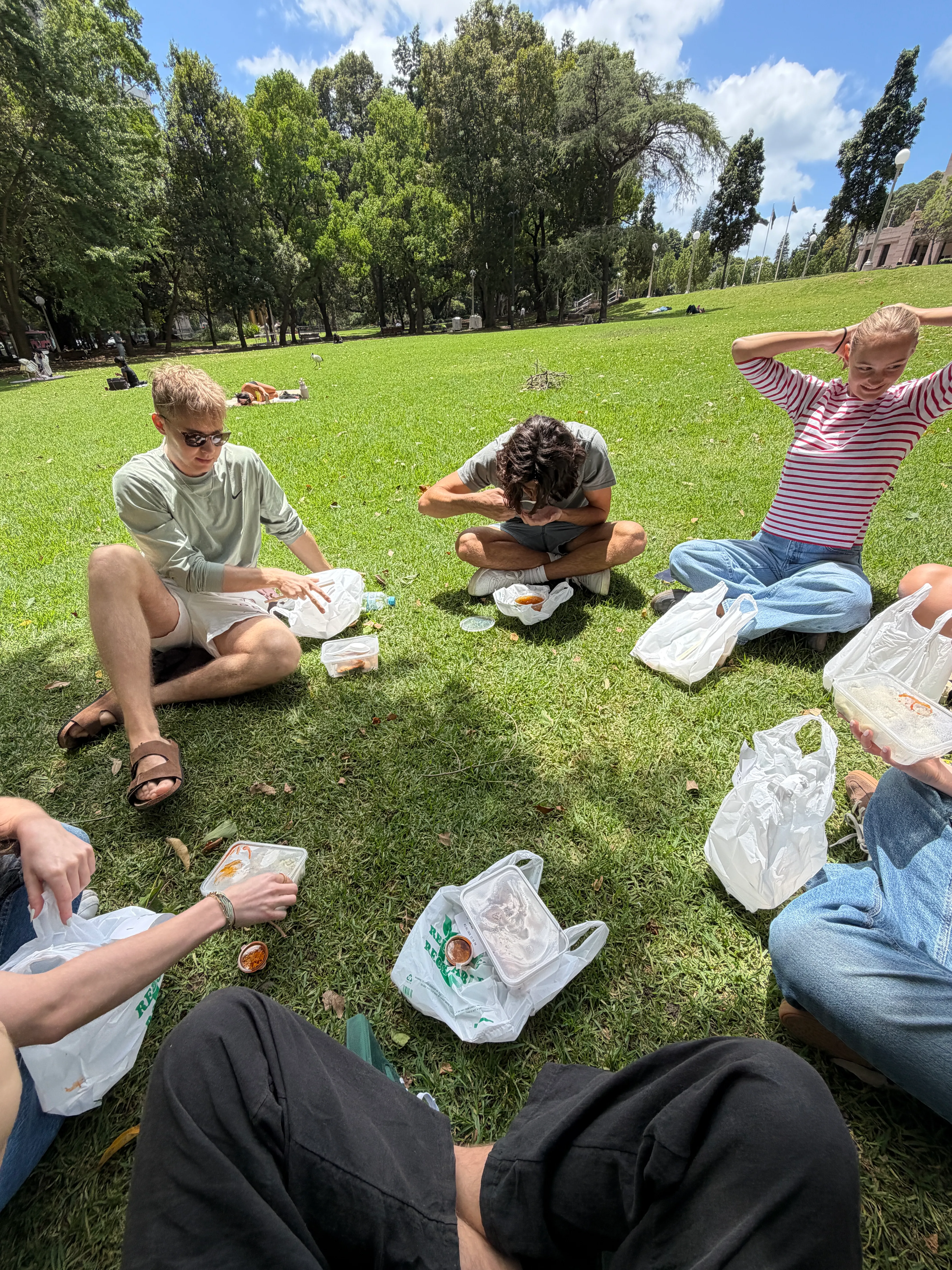 Dumpling lunch & Camp Cove